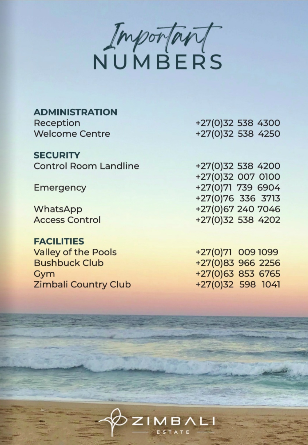 Important Numbers v2